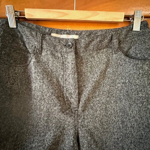 Croft & Barrow Women’s Dark Gray Tweed Dress Pants Size 8 Mid Rise Straight Leg - Picture 3 of 6